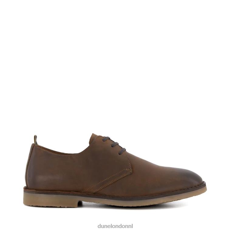 Heren R6DFZ703 bekend bruin Dune London casual veterschoenen