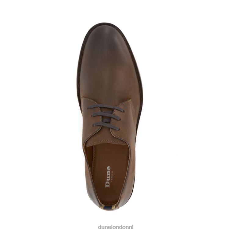 Heren R6DFZ703 bekend bruin Dune London casual veterschoenen