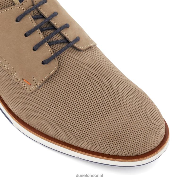 Heren R6DFZ773 schuur grijs Dune London casual gibsonschoenen