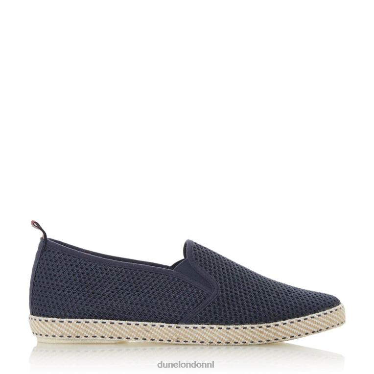 Heren R6DFZ795 vin marine Dune London espadrilleschoenen van mesh