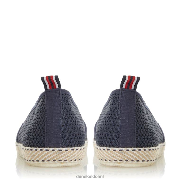 Heren R6DFZ795 vin marine Dune London espadrilleschoenen van mesh