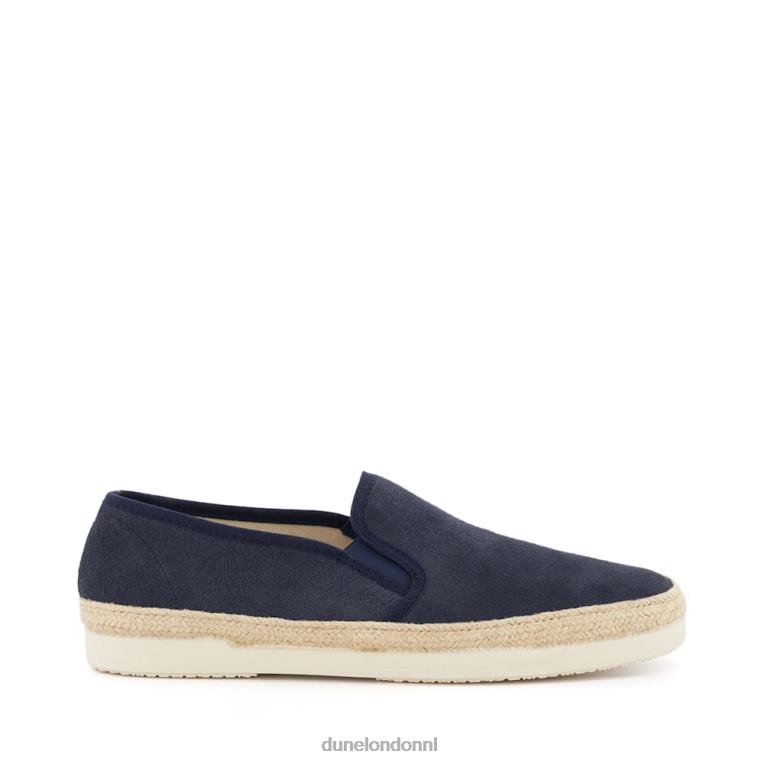 Heren R6DFZ801 val marine Dune London casual suède espadrilles