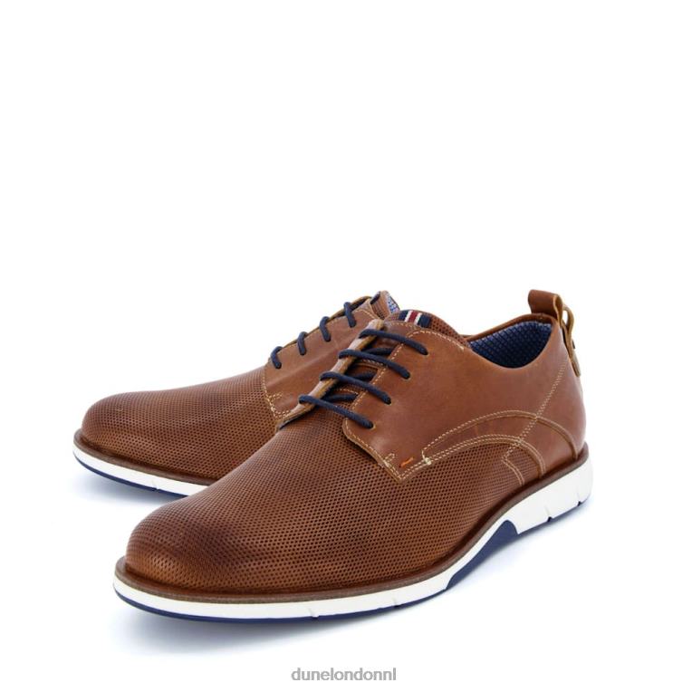 Heren R6DFZ829 balade bruinen Dune London casual schoenen met gaten