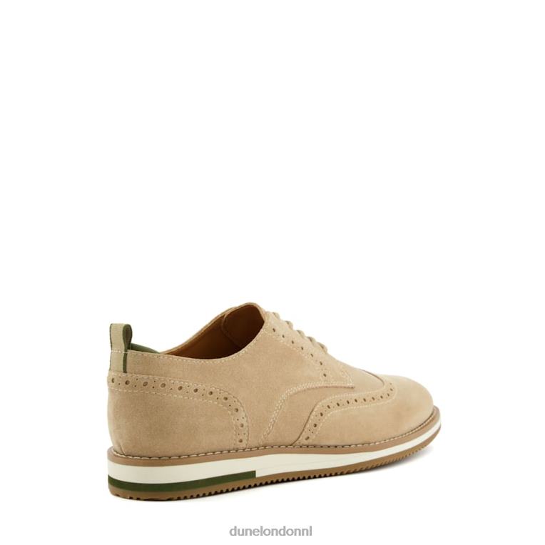 Heren R6DFZ838 borstelharen zand Dune London Casual schoenen met veters van nubuck