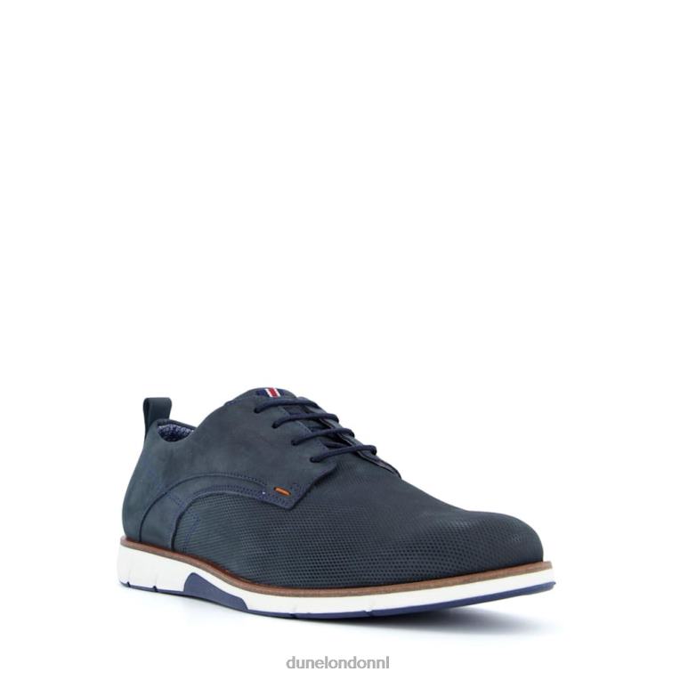 Heren R6DFZ846 balade blauw Dune London casual schoenen met gaten