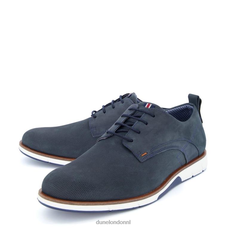 Heren R6DFZ846 balade blauw Dune London casual schoenen met gaten