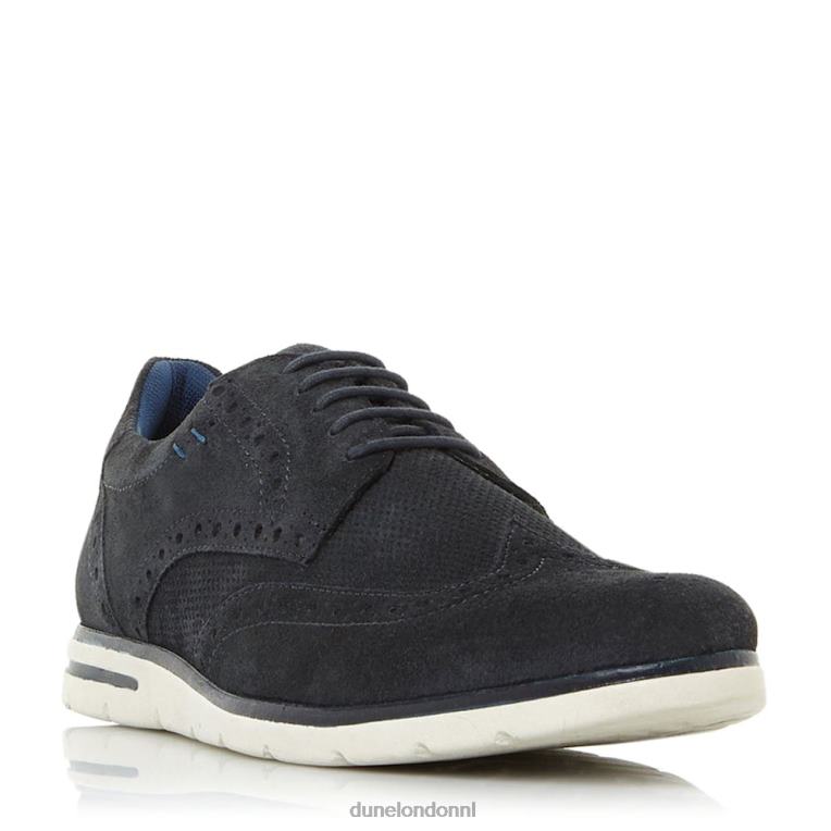 Heren R6DFZ852 Barry marine Dune London brogue-sleehak met veters - Klik op de afbeelding om het venster te sluiten