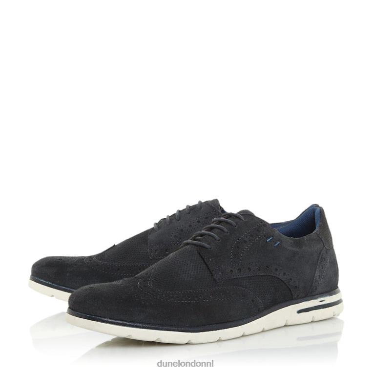 Heren R6DFZ852 Barry marine Dune London brogue-sleehak met veters