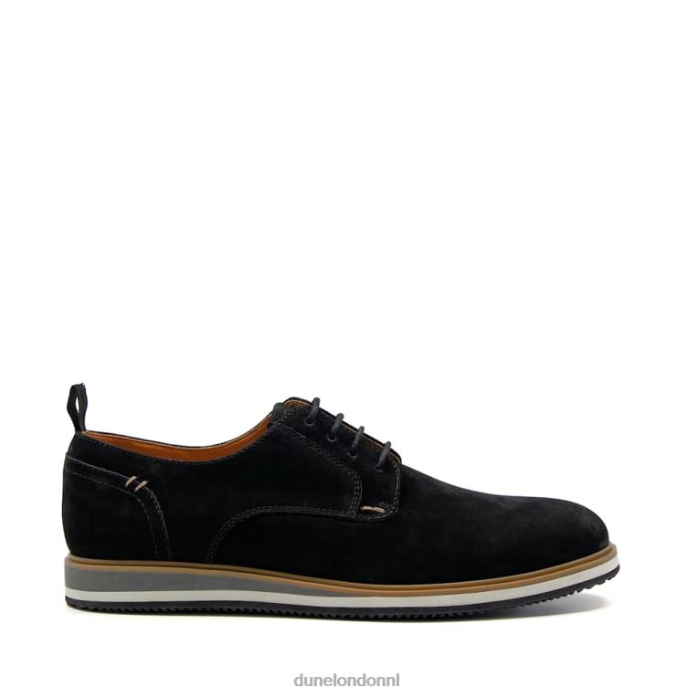 Heren R6DFZ861 bucatini zwart Dune London Veterschoenen met sleehak