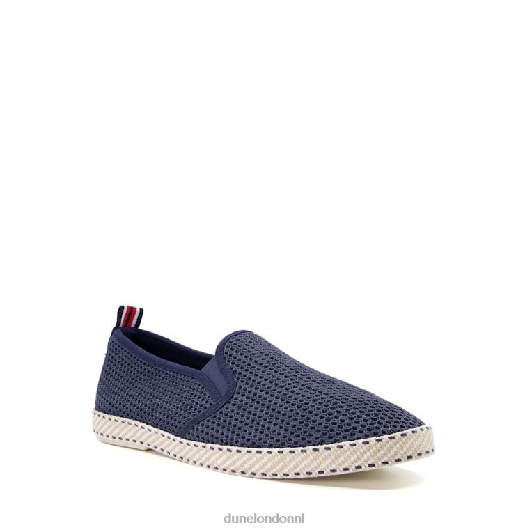 Heren R6DFZ876 flin marine Dune London espadrilleschoenen van mesh - Klik op de afbeelding om het venster te sluiten