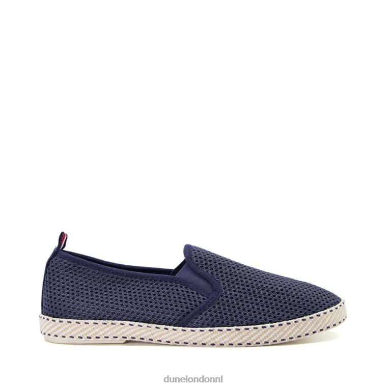 Heren R6DFZ876 flin marine Dune London espadrilleschoenen van mesh