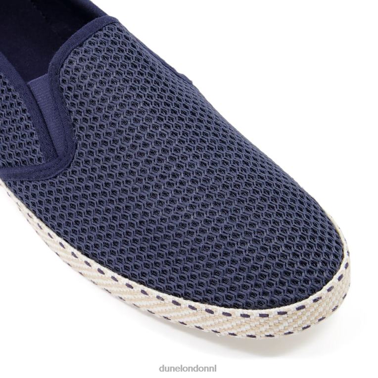 Heren R6DFZ876 flin marine Dune London espadrilleschoenen van mesh