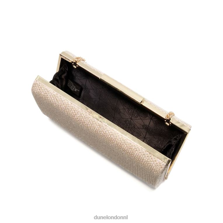 vrouwen R6DFZ352 binita goud Dune London glitter clutchtasje