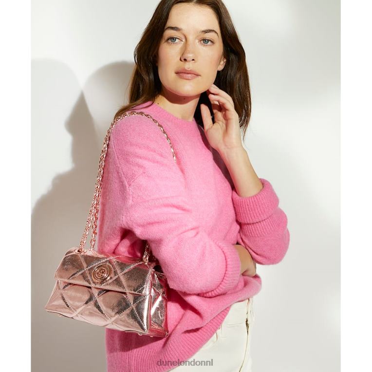 vrouwen R6DFZ26 hertogin s roze Dune London kleine gewatteerde leren tas