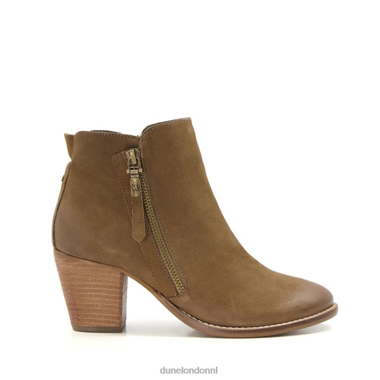 vrouwen R6DFZ319 paice taupe Dune London westerse enkellaarsjes