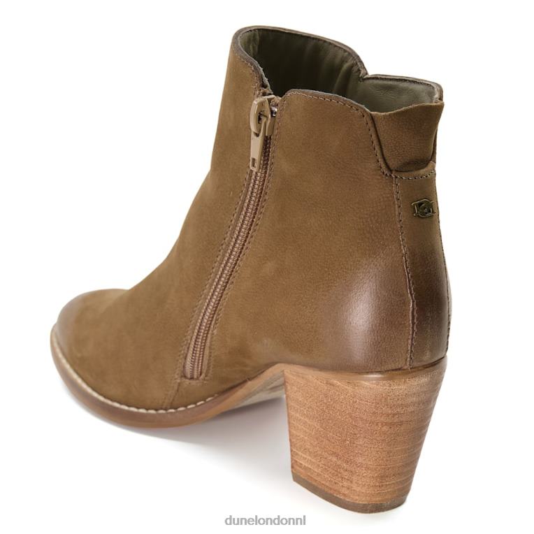 vrouwen R6DFZ319 paice taupe Dune London westerse enkellaarsjes