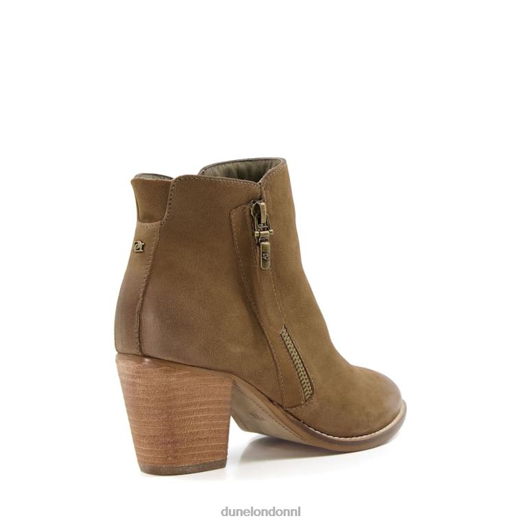 vrouwen R6DFZ319 paice taupe Dune London westerse enkellaarsjes