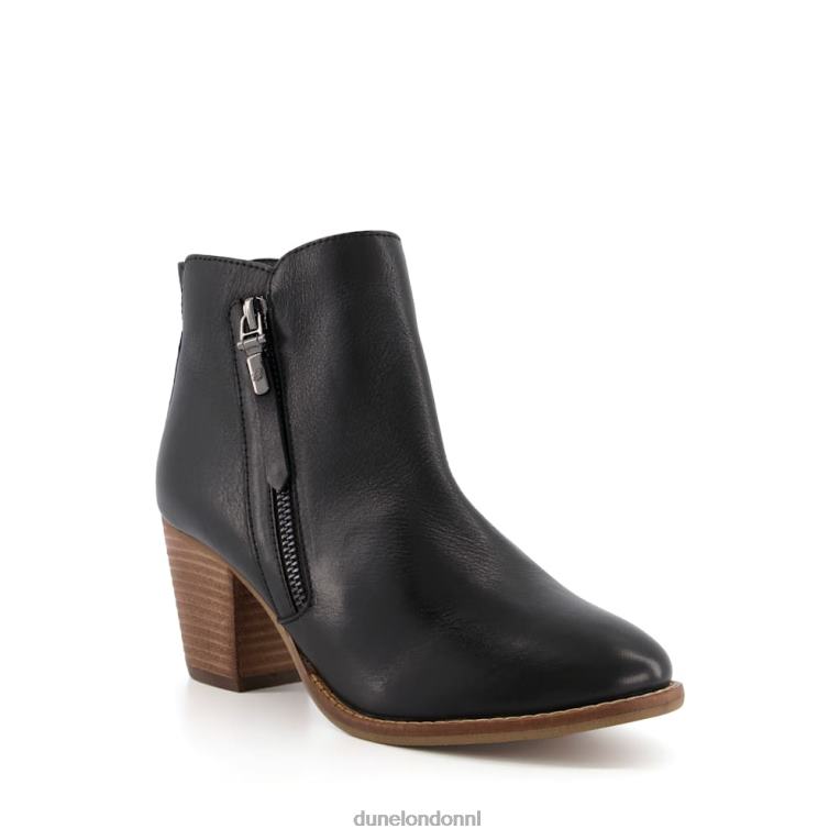 vrouwen R6DFZ375 paice zwart Dune London westerse enkellaarsjes