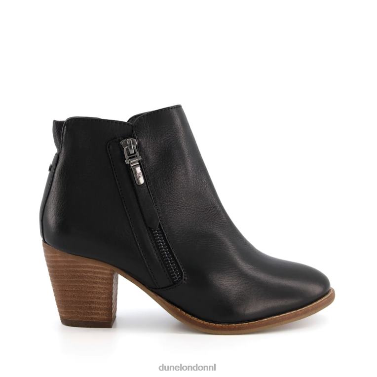 vrouwen R6DFZ375 paice zwart Dune London westerse enkellaarsjes