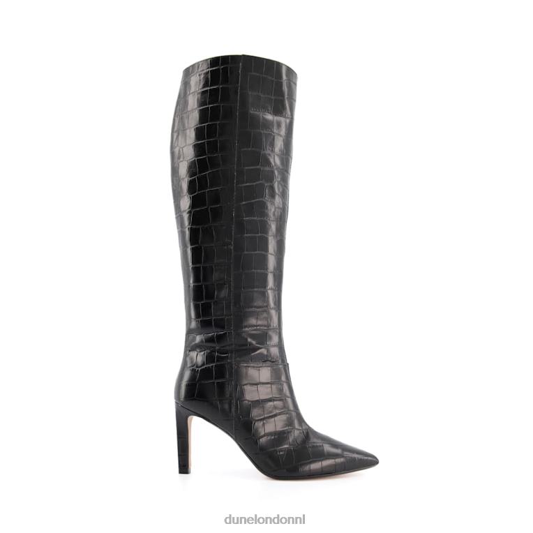 vrouwen R6DFZ365 kruid zwart Dune London Puntige stiletto laarzen met hoge hakken