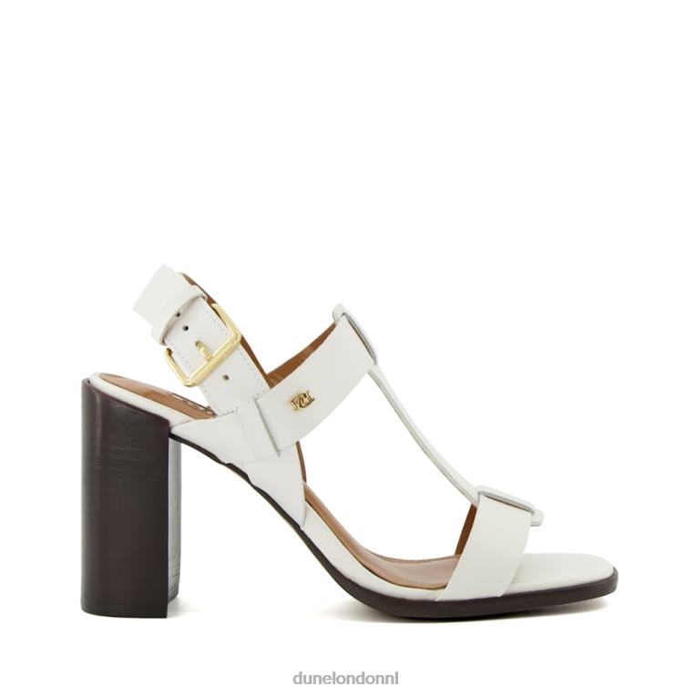 vrouwen R6DFZ226 jacie wit Dune London Slingback-sandalen met blokhak