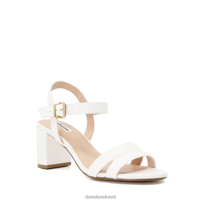 vrouwen R6DFZ555 Merisa wit Dune London Sandalen met blokhak