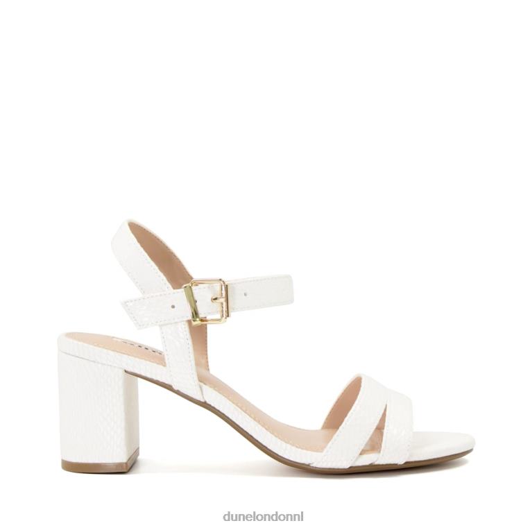 vrouwen R6DFZ555 Merisa wit Dune London Sandalen met blokhak