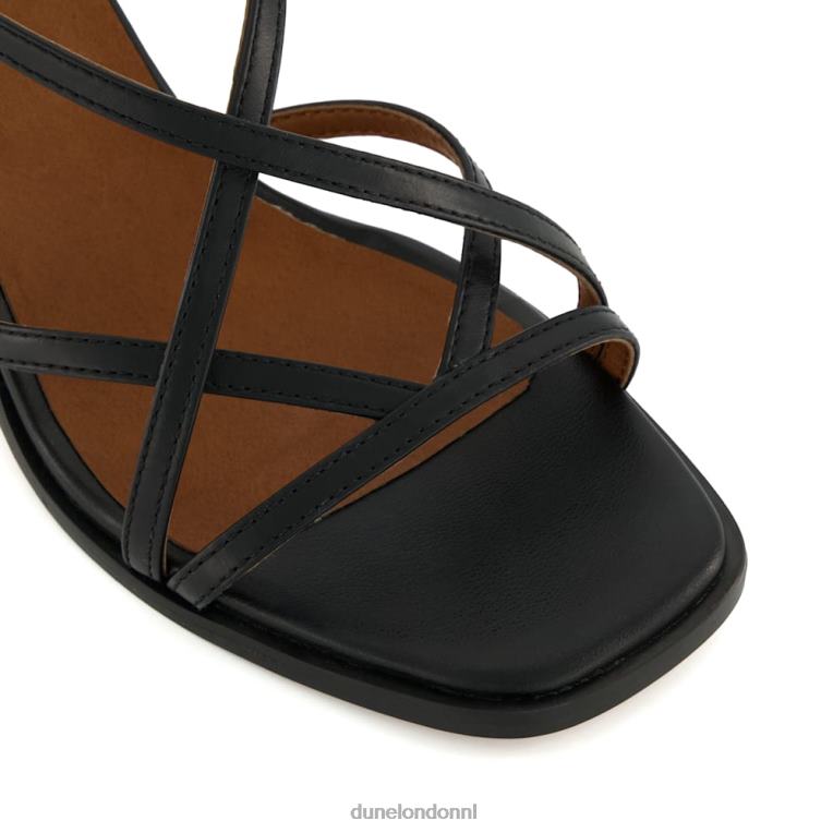 vrouwen R6DFZ582 jacintas zwart Dune London Sandalen met blokhak en bandjes