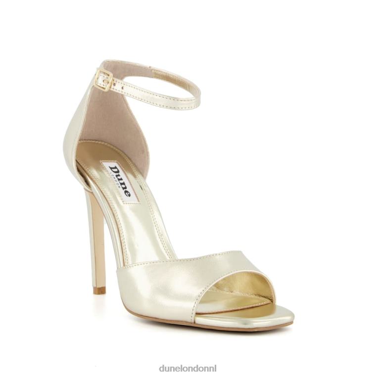 vrouwen R6DFZ646 mistie Champagne Dune London Tweedelige sandalen met hak - Klik op de afbeelding om het venster te sluiten