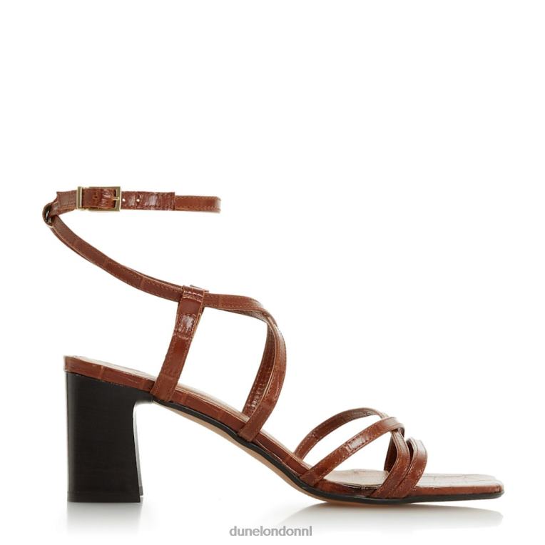 vrouwen R6DFZ657 inspireren bruinen Dune London Sandalen met blokhak en bandjes