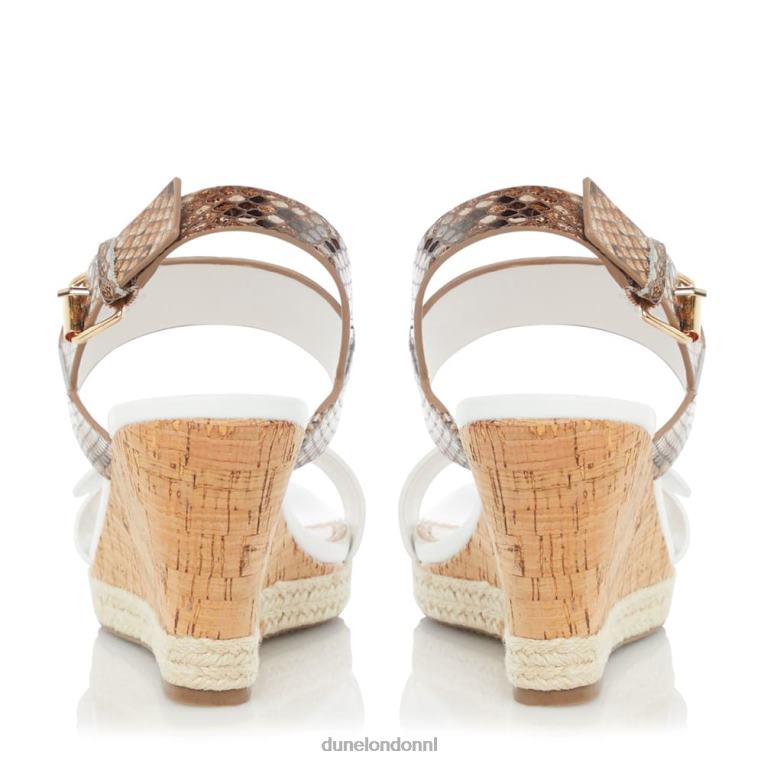 vrouwen R6DFZ673 kendyll wit Dune London Sandalen met sleehak