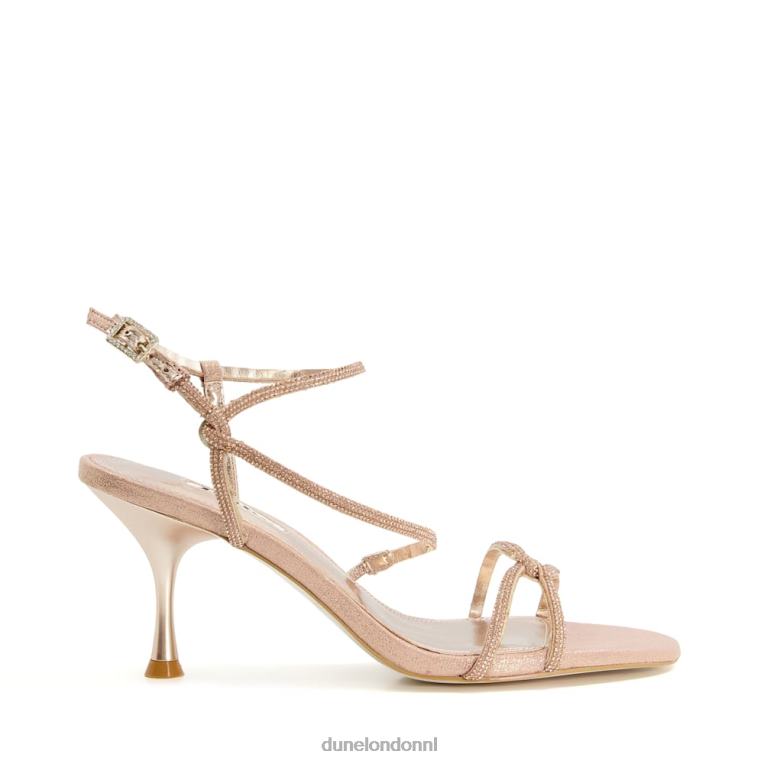 vrouwen R6DFZ77 majesteiten goud Dune London Sandalen met brede hak en bandjes