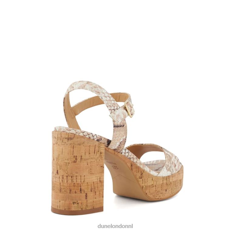 vrouwen R6DFZ80 jodi natuurlijk Dune London Sandalen met kurkplatform