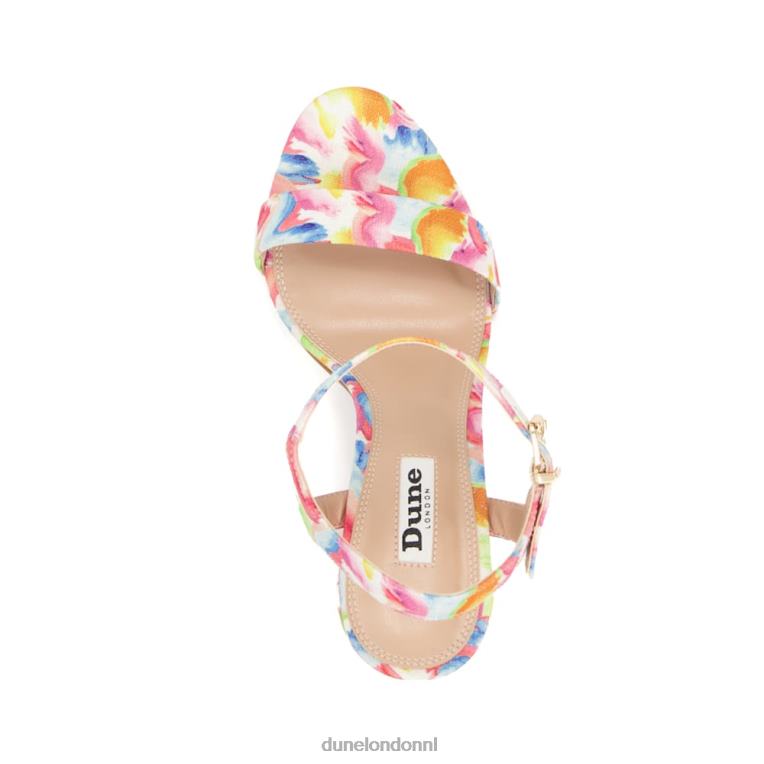 vrouwen R6DFZ82 Milaan multi Dune London Sandalen met hak en print