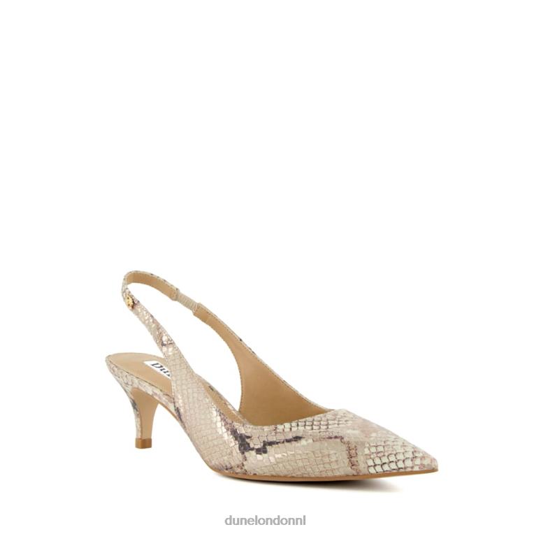 vrouwen R6DFZ124 Capitol reptiel Dune London slingback pumps - Klik op de afbeelding om het venster te sluiten