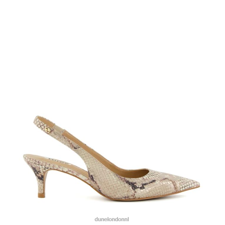 vrouwen R6DFZ124 Capitol reptiel Dune London slingback pumps