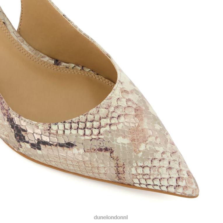 vrouwen R6DFZ124 Capitol reptiel Dune London slingback pumps