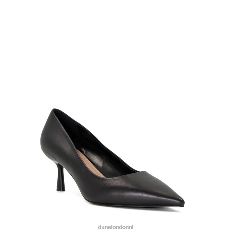 vrouwen R6DFZ180 engelina zwart Dune London pumps met uitlopende hak - Klik op de afbeelding om het venster te sluiten