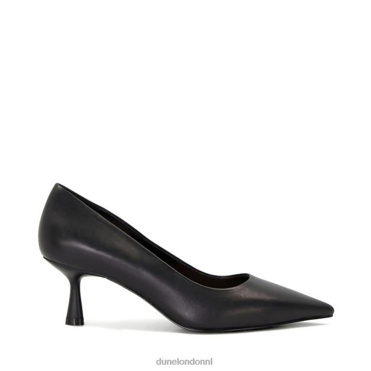 vrouwen R6DFZ180 engelina zwart Dune London pumps met uitlopende hak