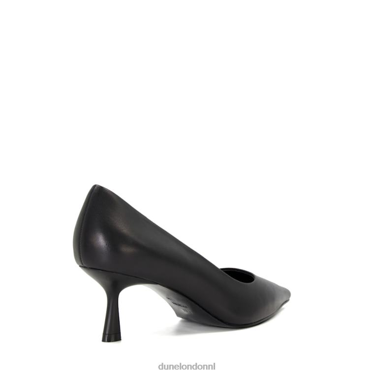 vrouwen R6DFZ180 engelina zwart Dune London pumps met uitlopende hak