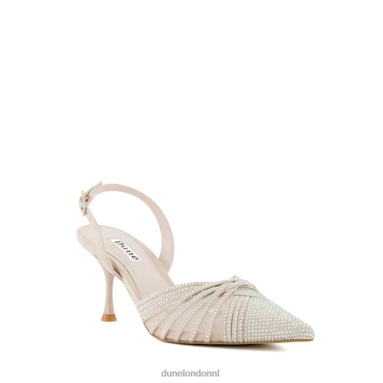 vrouwen R6DFZ29 wolken naakt Dune London Slingback pumps met diamanten mesh - Klik op de afbeelding om het venster te sluiten