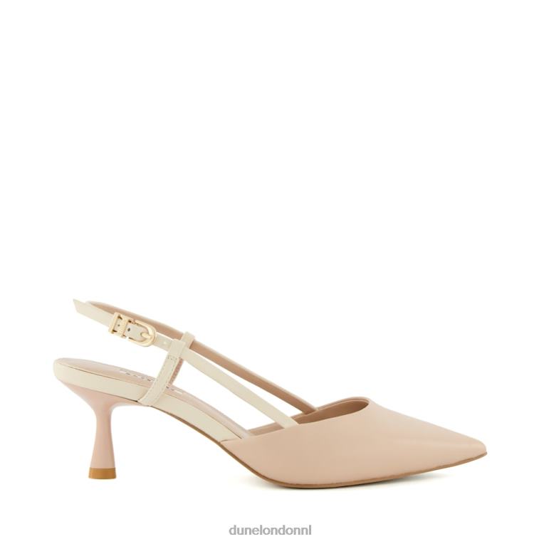 vrouwen R6DFZ446 classificeren naakt Dune London Slingback pumps met uitlopende hak