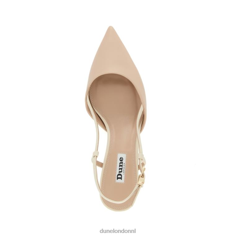 vrouwen R6DFZ446 classificeren naakt Dune London Slingback pumps met uitlopende hak