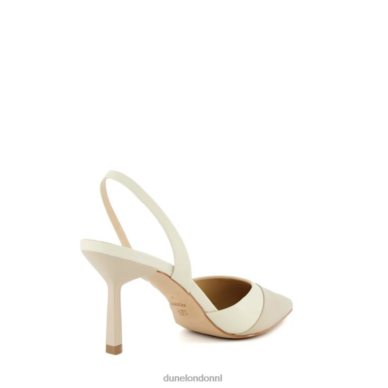 vrouwen R6DFZ467 campagne ecru Dune London slingback pumps