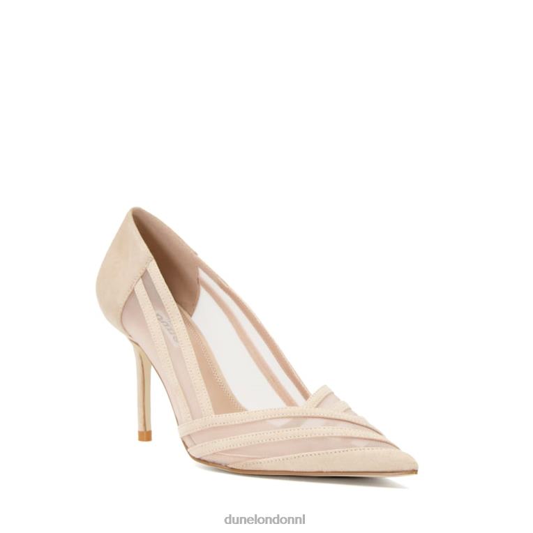 vrouwen R6DFZ473 as naakt Dune London pumps met mesh afwerking