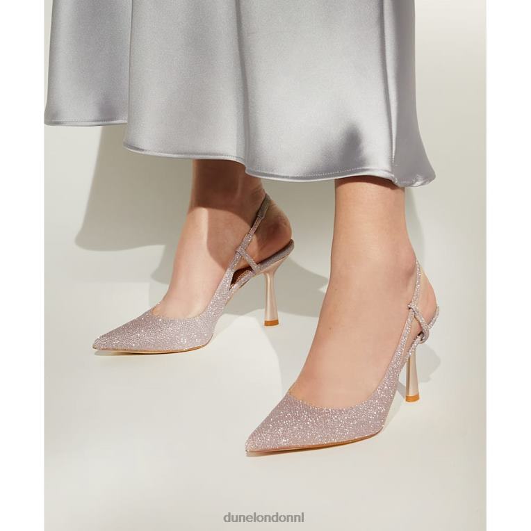 vrouwen R6DFZ576 cabana rosé goud Dune London metallic slingback pumps