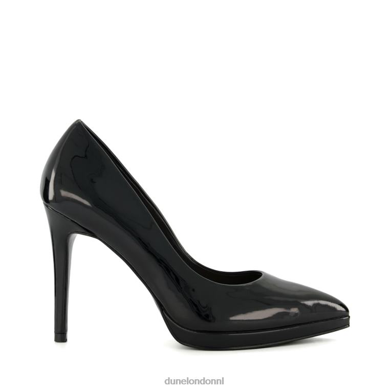 vrouwen R6DFZ87 bexley zwart Dune London pumps met puntneus