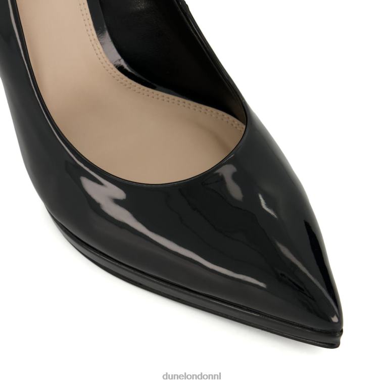 vrouwen R6DFZ87 bexley zwart Dune London pumps met puntneus