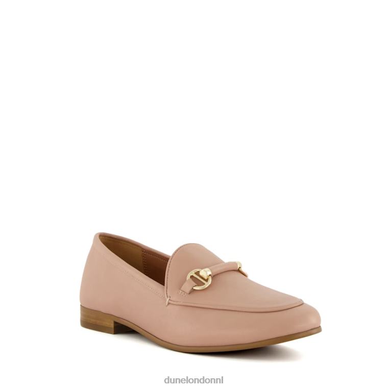 vrouwen R6DFZ113 grootsheid blozen Dune London Loafers met metalen afwerking en trens