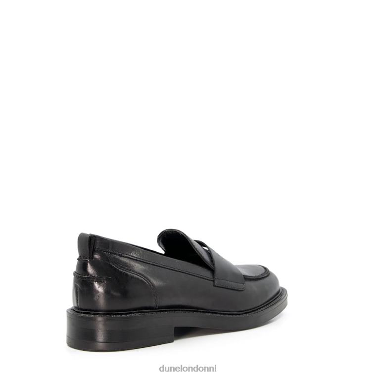 vrouwen R6DFZ324 geen zwart Dune London minimalistische pennyloafers